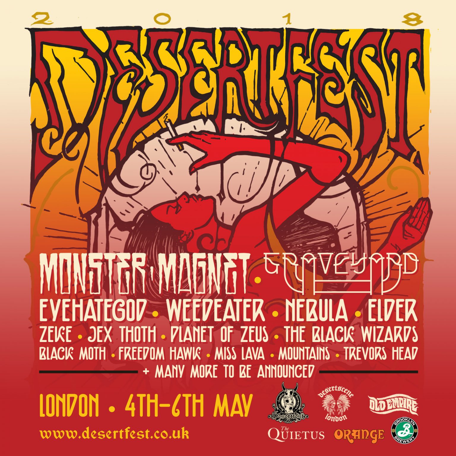 DESERTFEST LONDON adds Graveyard and seven more bands to the 2018 ...