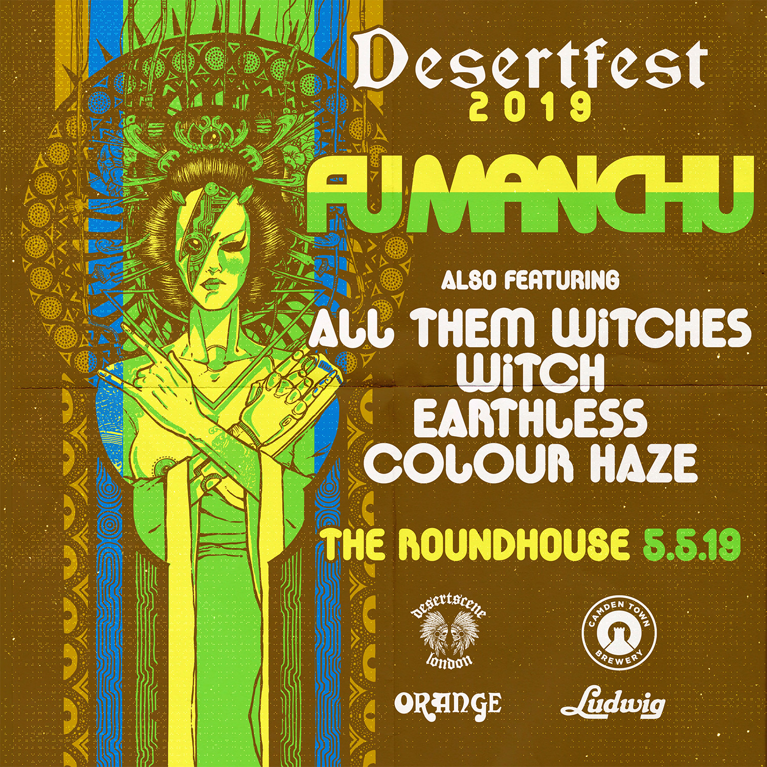 Stoner rock titans FU MANCHU to headline the Sunday at DESERTFEST ...